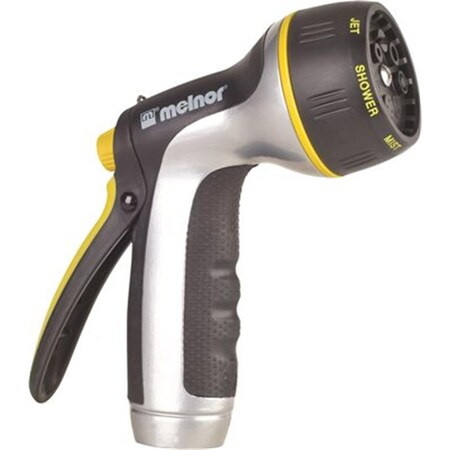 Heckers Interline 152319 Melnor Titanium Series Rear-Trigger; 7-Pattern Aquagun 152319